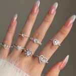 Sterling Silver Moissanite Ring