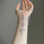 Pink Cloud Drop Necklace