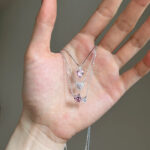 Pink Cloud Drop Necklace - Image 5