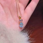 Gentle Bloom Drop Necklace - Image 3