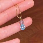 Gentle Bloom Drop Necklace - Image 4