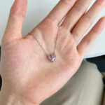 Pink Cloud Drop Necklace - Image 7