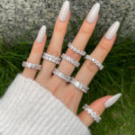 Sterling Silver Diamond Ring