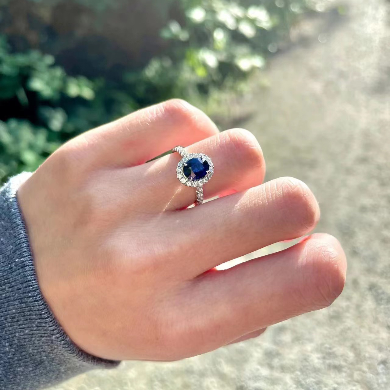 O1CN01PKz2cV2DACJjLj3bT_!!2206770898568-0-cib Blue Diamond Rings - Image 1