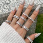 Sterling Silver Diamond Ring - Image 4