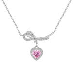 Pink Cloud Drop Necklace - Image 15