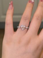 Gold Bow Heart Ring - Image 8