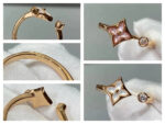 Four-Leaf Flower Open Ring - Image 4