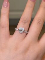 Gold Bow Heart Ring - Image 7