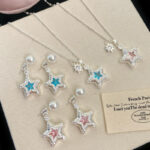 Milk Candy Necklace,Earring