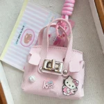 Mini Pink Kitty Cat Bag - Image 4