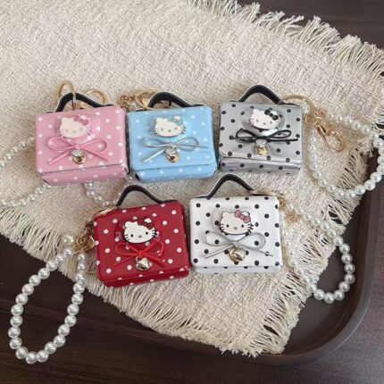 Mini Kitty Cat Polka Dot Bag